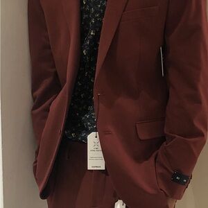 Express Men's Rich Rust Suit